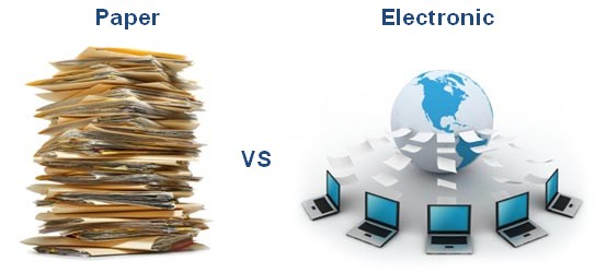 Cloud-based software vs paper 